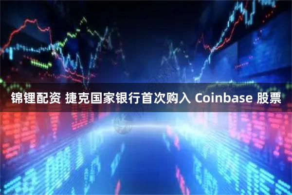 锦锂配资 捷克国家银行首次购入 Coinbase 股票